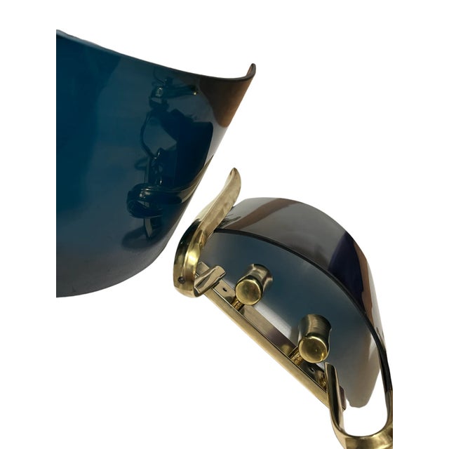 Metal 1930s Fontana Arte Wall Sconces - a Pair For Sale - Image 7 of 8