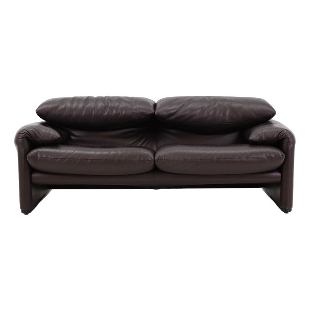 Maralunga Sofa by Vico Magistretti for Cassina, Italy, 1973 For Sale
