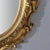Antique Louis XIV Floral Carved Giltwood Oval Wall Mirror C1880 For Sale - Image 4 of 8