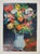 Pierre Ambrogiani, Colorful Bouquet, Original Woodcut For Sale