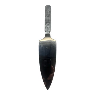 Late 20th Century Konge Tinn Royal Pewter ‘Saint Oleg & His Men’ Cake Server, Norway For Sale