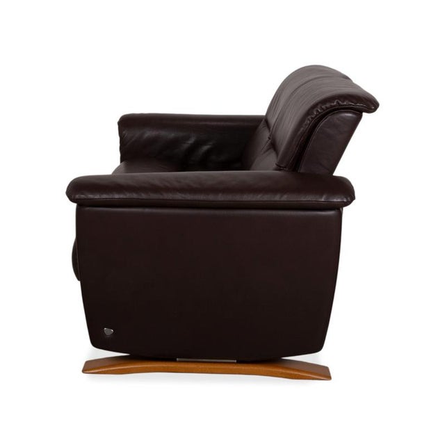 Panorama 2-Seater Sofa in Brown Leather from Stressless For Sale - Image 14 of 15