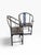 Pair of Antique Chinese Ming Style Horseshoe Chinoiserie Arm Chairs For Sale In Los Angeles - Image 6 of 7