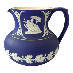 Small Antique English Wedgwood Jasperware Pitcher