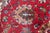 Textile 1920s, Antique Tabriz Wool Rug, Allover Shah Abbasi Floral, Crimson Field, 9 X 13 For Sale - Image 7 of 16