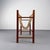 Mid-Century Modern Minimalist Geometric Teak Magazine Rack with Linen Loop, Denmark, 1960s For Sale - Image 3 of 7