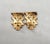 Vintage 1960s Signed Napier Goldtone Lattice Clip Earrings - 2 Pieces For Sale In Philadelphia - Image 6 of 7