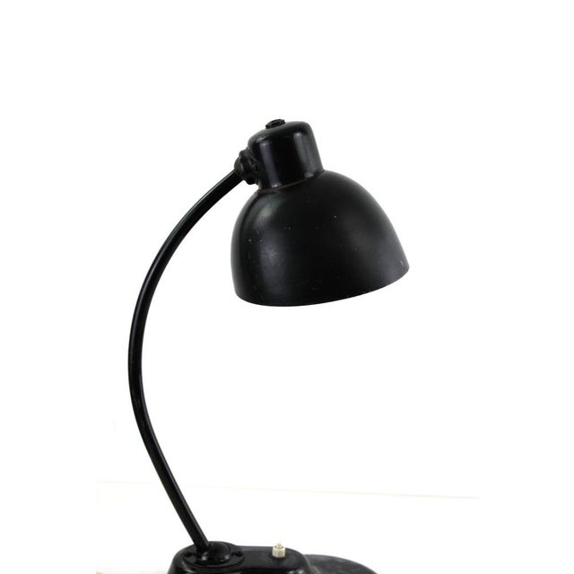 Bauhaus German Table Lamp with Glass Foot by H. Bredendieck and Marianne Brandt for Kandem / Bauhaus, 1928 For Sale - Image 10 of 11