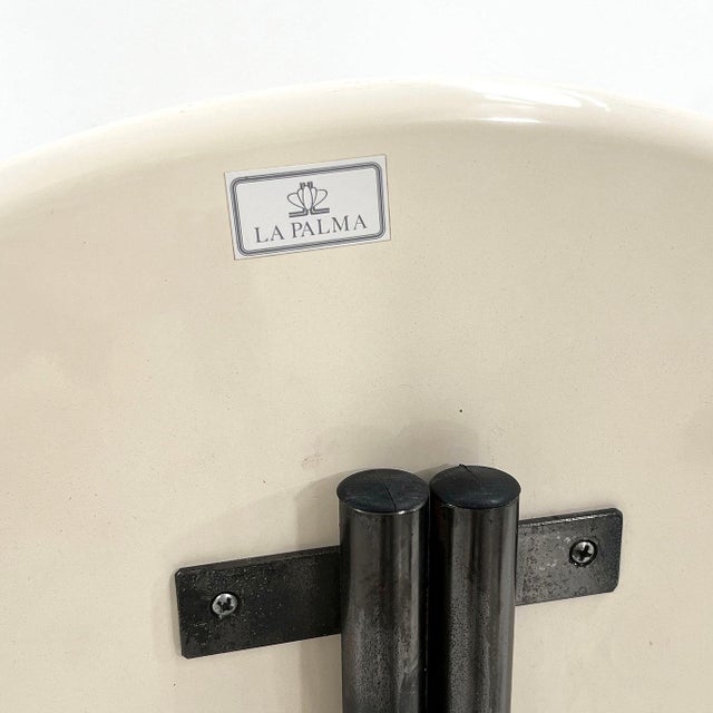 La Palma Side Table with Marble Base, 1980s For Sale - Image 10 of 11