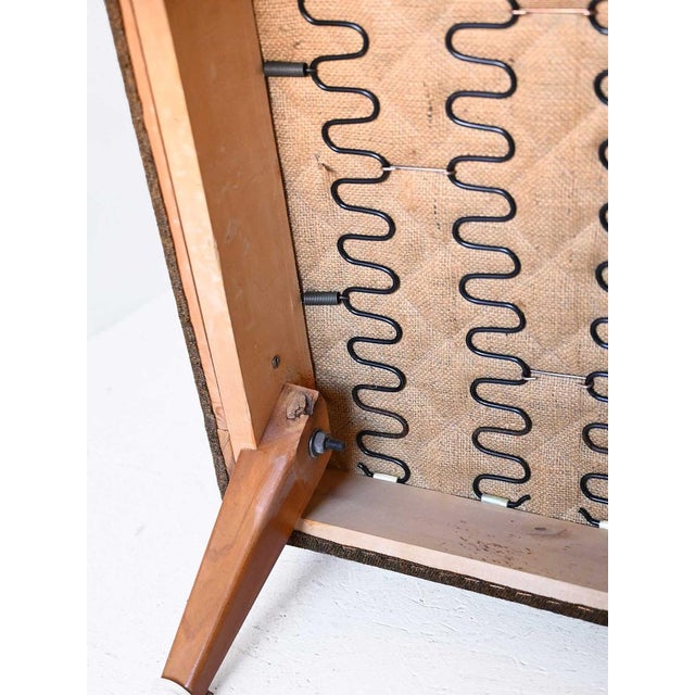 Vintage Scandinavian Armchair with Original Fabric, 1960s For Sale - Image 12 of 13