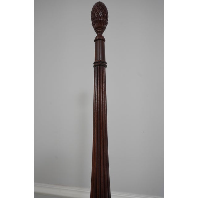 1980s Councill Craftsmen Mahogany Queen Size Poster Bed For Sale - Image 5 of 16