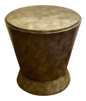 Kravet Modern Gray Bongo Side Table