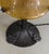 Amber Louis Katona & Daum French Art Deco Table Lamps - 1920s Acid Etched Cone Shades & Wrought Iron - A Pair For Sale - Image 8 of 12