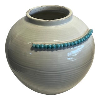 Italian Ceramic Vessel Ugo Zaccagnini For Sale