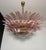 Pink Murano Glass Palmette Chandelier, 1990s For Sale - Image 8 of 18
