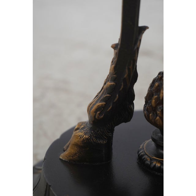 Regency Style Metal Bronze Finish Planter For Sale In Philadelphia - Image 6 of 10