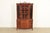 A beautiful Georgian, Chippendale, or Federal style breakfront bookcase cabinet or dining cabinet By Romweber USA, Circa...