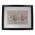 International Polo Goal! At Meadow Brook 1927 Conte Crayon Drawing by Paul Brown, Framed For Sale
