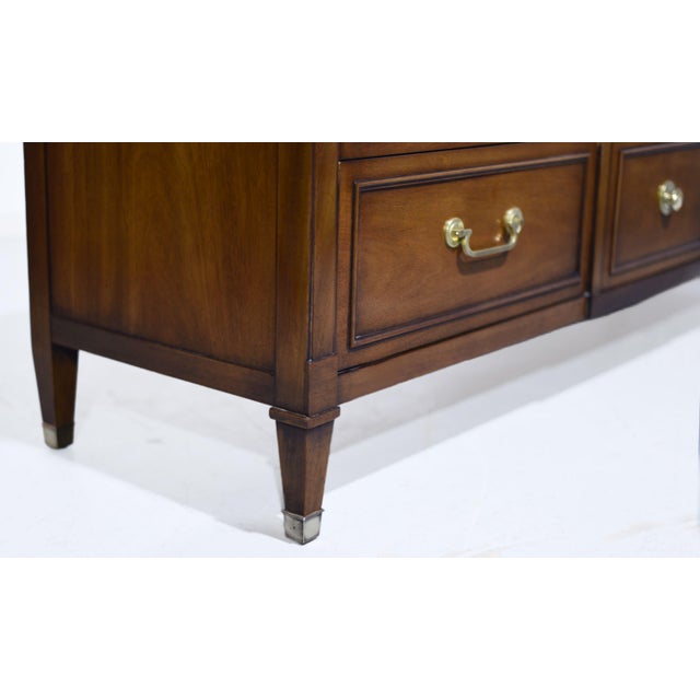 Mid Century Transitional 9 Drawer Dresser by Drexel For Sale - Image 11 of 14