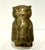 Boho Chic Brass Owl Figurine Vintage Statue Decor Bird Sculpture Purchased in Munich, Germany For Sale - Image 3 of 10