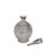 Crystal Round Cut Glass Decanter For Sale - Image 4 of 8