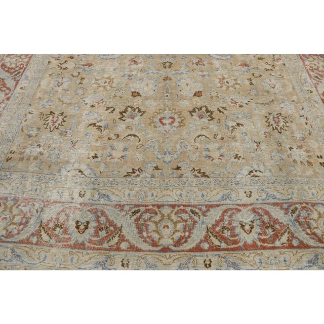 Antique Persian Mood Rug - 07'11 X 10'11 For Sale - Image 4 of 9
