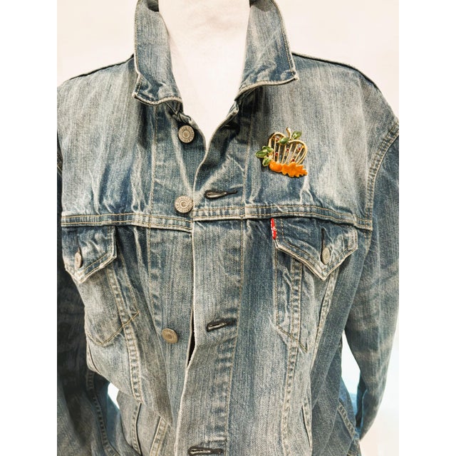 Vintage Enamel Apple Acorn And Oak Leaf Rhinestone Brooch Description This vintage brooch features a stylized apple...