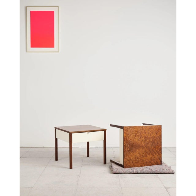 Mahogany Bedside Tables with Drawers by Florence Knoll for Knoll International, Germany, 1960s, Set of 2 For Sale - Image 9 of 18