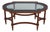 John Widdicomb Neoclassical Glass Top Coffee Table For Sale