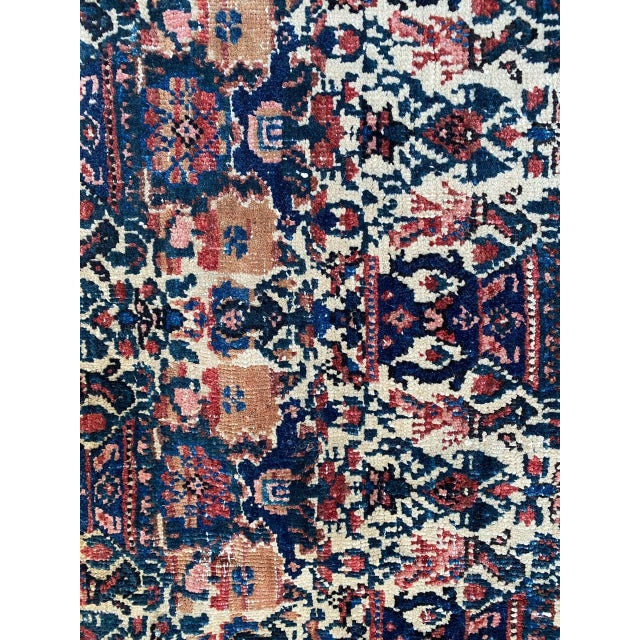 Vintage Floral Fine Abadeh Rug, 1920s For Sale - Image 12 of 18