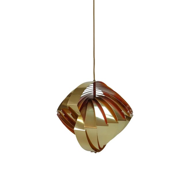 Mid-Century Modern Pendant Lamp by Louis Weisdorf for Lyfa, 1960s For Sale - Image 3 of 6