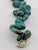 Vintage Gorgeous all natural chunks of Turquoise Nuggets Bracelet. 7 Inch Long. For Sale - Image 10 of 11