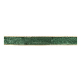 Velvet Wired Ribbon (Set of 2) For Sale