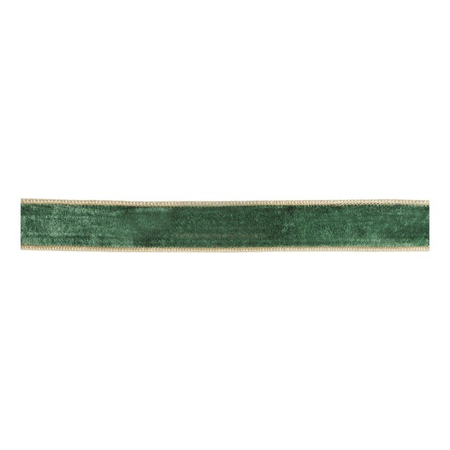 Velvet Wired Ribbon (Set of 2) For Sale
