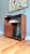 Brown Vintage Mid Century Modern Petite Console For Sale - Image 8 of 12