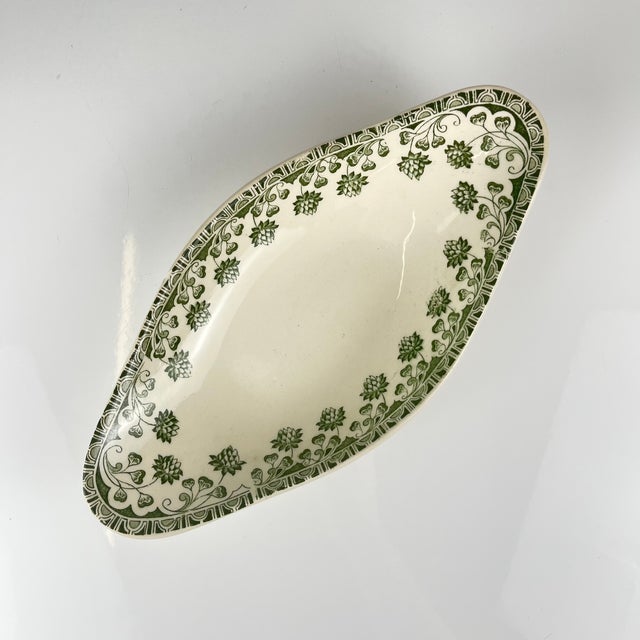 Vintage Clover Model Dish by Ravier Badonviller, 1920s For Sale - Image 4 of 10