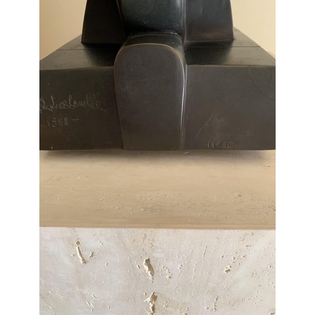 Metal Andrea Cascella, Untitled Sculpture, 1988, Bronze For Sale - Image 7 of 11