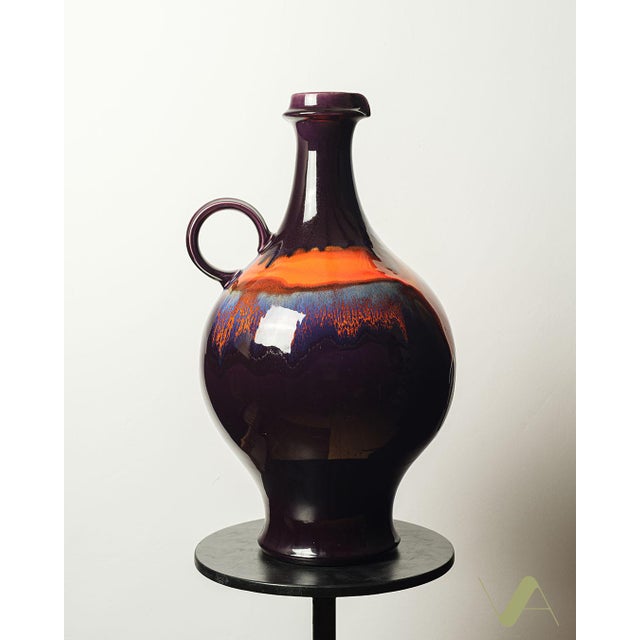 Large Porcelain Vase Jug from Hutschenreuther, 1970s For Sale - Image 4 of 7