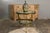 1920s Green Pottery Table Lamp with Raised Floral Motif on Wooden Base, Wired For Sale - Image 9 of 12