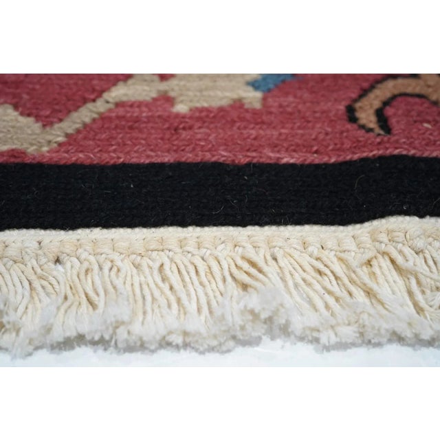 Black Sumak Rug 6' X 9' For Sale - Image 8 of 12