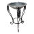 Mid Century French Style Ornate Iron and Metal Bird Bath / Fountain For Sale