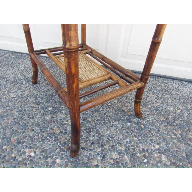 Antique English Bamboo Table For Sale - Image 15 of 17