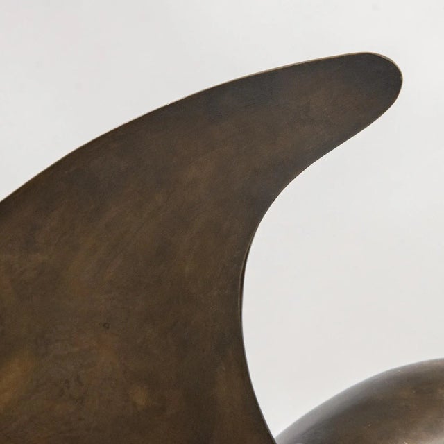Franco Asco, Forma Evoluzione 18E, 1955, Bronze & Stone For Sale - Image 6 of 9