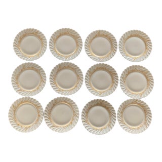 1930s Haviland Limoges Porcelain Ladore Bread & Butter Plates- Set of 12 For Sale