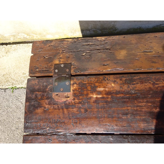 Brown Vintage Brown Oak Dish Drainer For Sale - Image 8 of 18