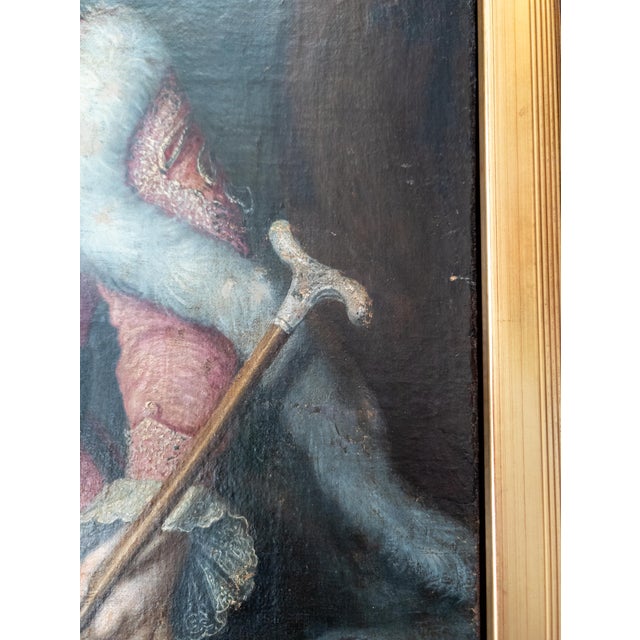 18th Century European German or Austrian School Portrait of a Noble Boy With Deer For Sale - Image 12 of 16