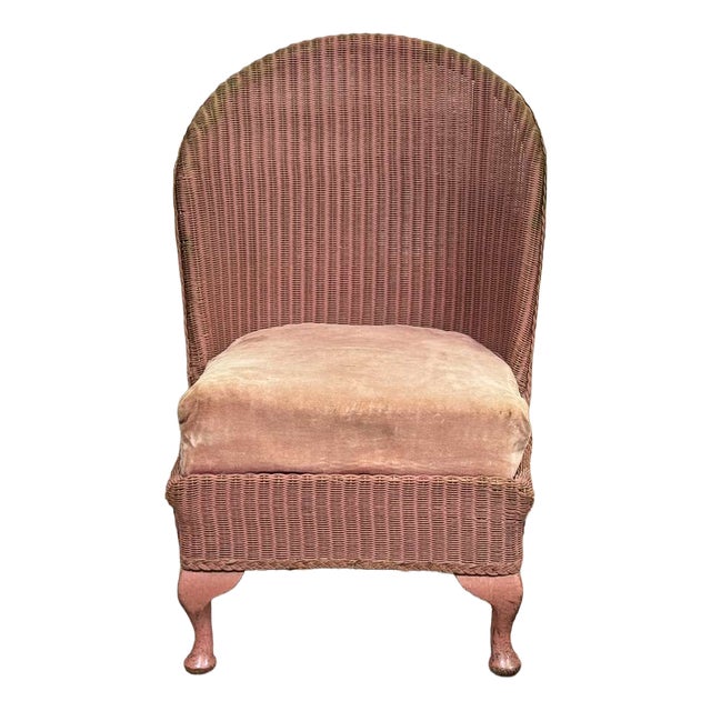 English Lounge Chair from Lloyd Loom Company, 1930s For Sale