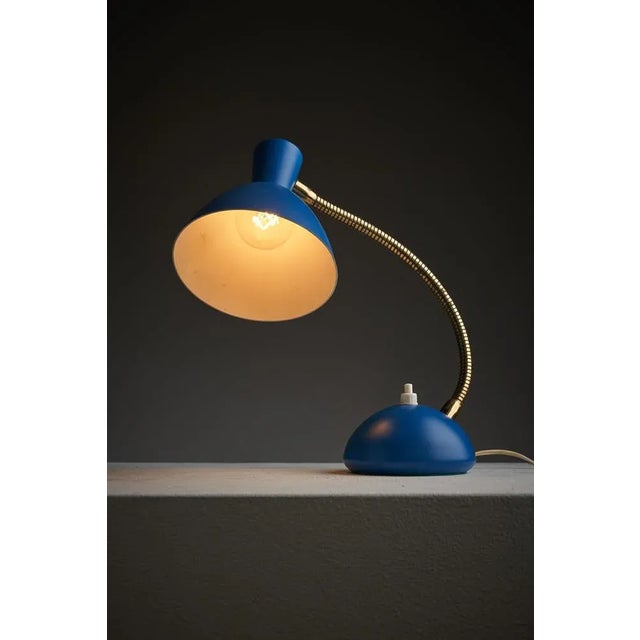Italian Table Lamp in Brass, 1960 For Sale - Image 9 of 10