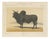 Olivier De Penne, Zebu Bull, Humped Cattle, 1863, Chromolithograph For Sale