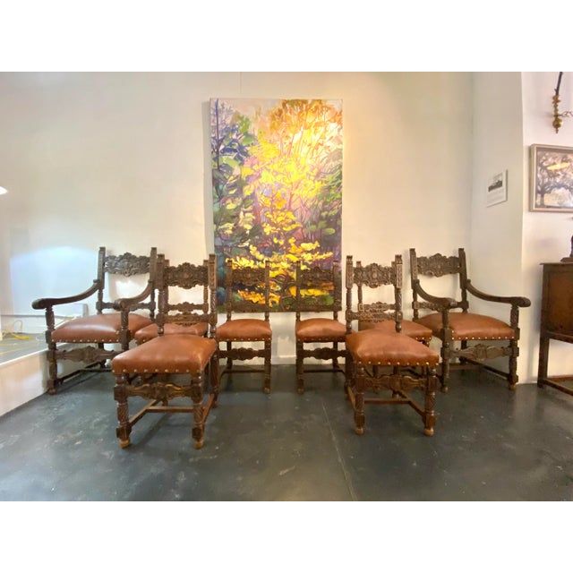 French Renaissance Revival Dining Chairs- Set of 8 For Sale - Image 13 of 13